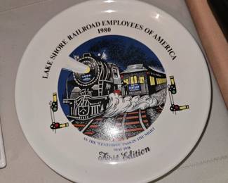 Vintage Railroad Plates!