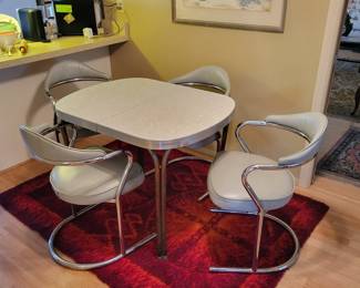 1970s Vintage Daystrom Cantilever Dining Chairs
