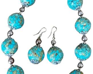 Park Lane Turquoise Bead Necklace