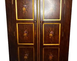 Vintage Wooden Storage Cabinet