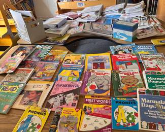 Many, many, many teacher manuals