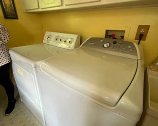 Cabrio Whirlpool Washer and Kenmore Elite Dryer 