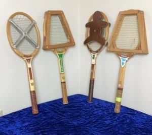4 Vintage Wilson Tennis Rackets