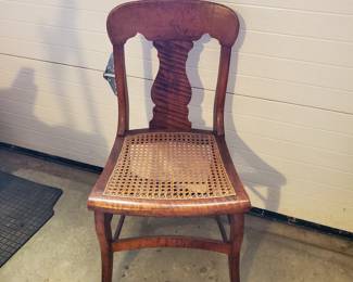 Fiddleback Maple side chair