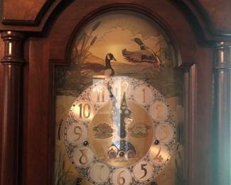 Beautiful antique Seth Thomas grandfather clock 

