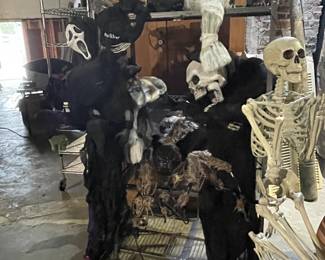Tons of Halloween Decor