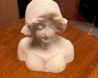 Antique Marble Bust Sculpture
