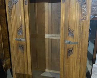 Large Art Deco Style Armoire
