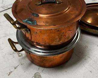 Vintage and Antique Copper, French Copper & Copper Clad Cookware