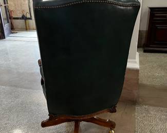 Vintage High-back Leather Office Chair