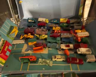 Vintage Matchbox Cars and Matchbox City Box
