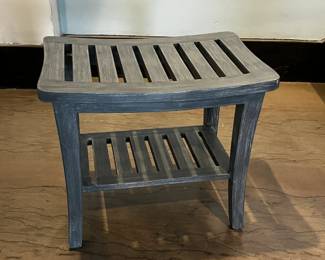 Small Teak Shower Stool