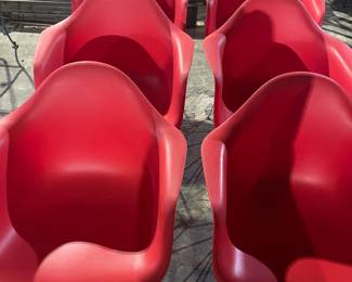 Six Eames Style Chairs