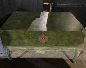 Antique Asian-Inspired Coffee Table 