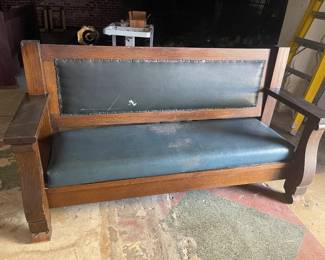 Mission Style Bench Sofa - Matching Chairs Available