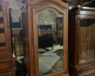 Large Mirrored Armoire