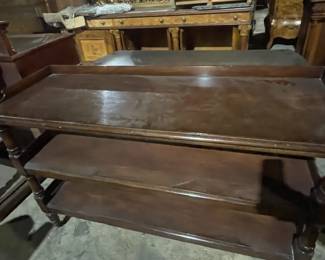 Antique Multi-Shelf Server Sideboard