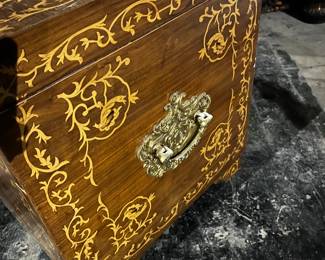 Beautiful Antique Inlaid Chest