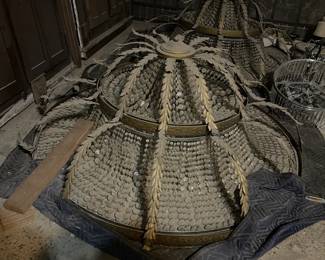 Very Large Crystal Chandeliers - 3 Available