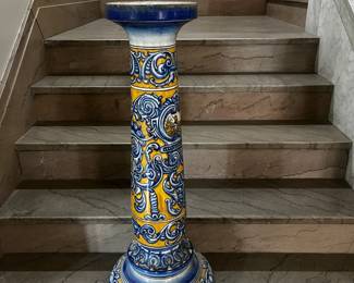 Antique Italian Column Pedestal