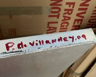 Pierre De Villandry Original Art "Tonalite Indicible" 