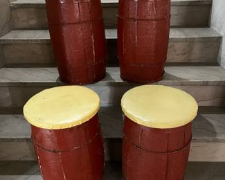 Antique Barrel Seats