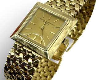 Vintage 14k Gold Baume & Mercier Geneva Watch
