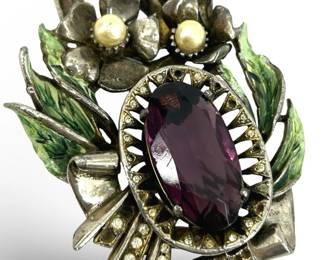 Vintage Reinad Costume Brooch
