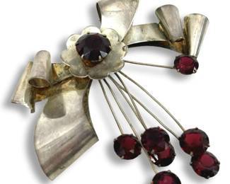 Vintage Sterling by Jordan Brooch
