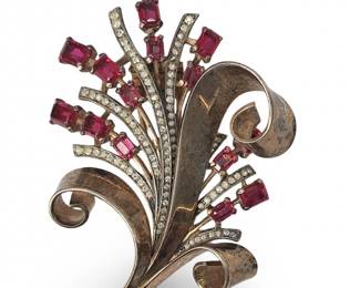 Vintage Trifari Sterling Silver Brooch
