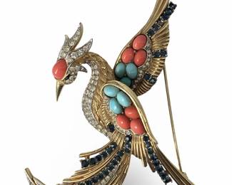 Marcel Boucher Bird Of Paradise Brooch
