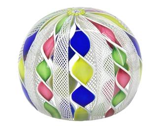 Vintage St. Louis Crystal Crown Paperweight
