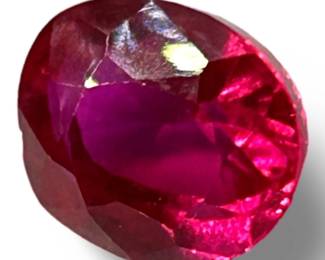 10.45 Carat Oval Cut Pink Sapphire