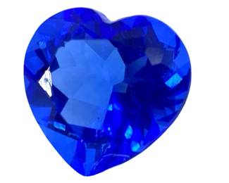 11.85 CT Blue Tanzanite Heart Gem
