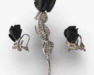 (3pc) Marcel Boucher Black Rose Set
