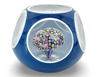 St. Louis Millefiori Clospack Mushroom Paperweight
