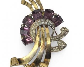 Vintage Coro Craft Sterling Brooch
