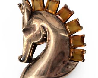 Rare Marcel Boucher Sterling Horse Brooch
