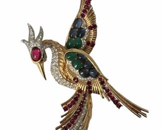 Marcel Boucher Bird Of Paradise Brooch
