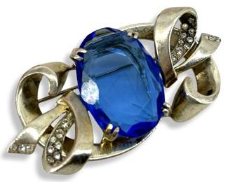 Mid-Century Sterling Silver Brooch
