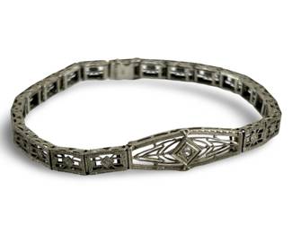 14k Gold & Diamond Bracelet
