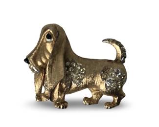 Marcel Boucher Basset Hound Brooch
