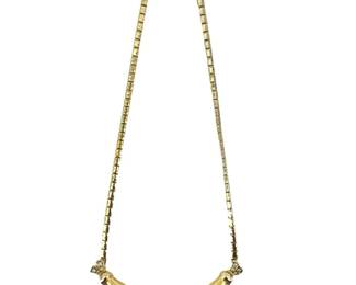 Vintage Coro Craft Elegant Rhinestone Necklace
