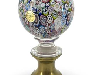 Vintage St. Louis Millefiori Art Glass Newel Post
