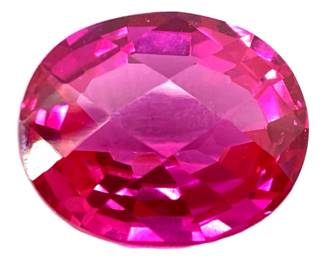 28.80 CT Rich Pink Oval Sapphire
