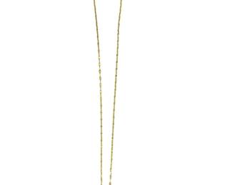 Sterling And 6.44 CT Opal Solitaire Necklace
