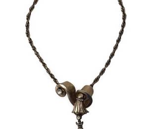 Ralph DeRosa Sterling Art Deco Necklace
