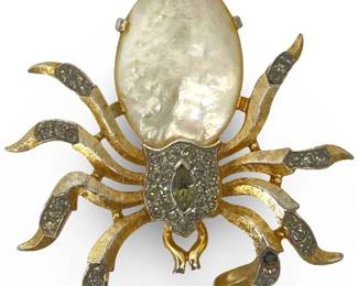 Crown Trifari Alfred Philippe Fantasia Spider Pin

