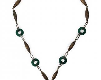 Antique Peking Glass Necklace