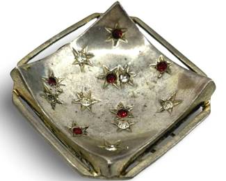 Vintage R. DeRosa Sterling Costume Pin
